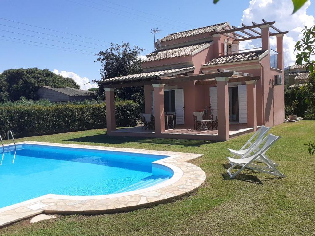 Villa Filia Almiros Beach Bagian luar foto
